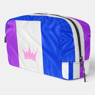 SlipperyJoe's drag culture pride flag purple spiri Dopp Kit