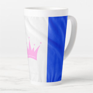 SlipperyJoe's drag culture pride flag purple spiri Latte Mug