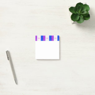 SlipperyJoe's drag culture pride flag purple spiri Post-it Notes