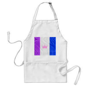 SlipperyJoe's drag culture pride flag purple spiri Standard Apron