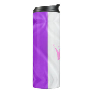SlipperyJoe's drag culture pride flag purple spiri Thermal Tumbler