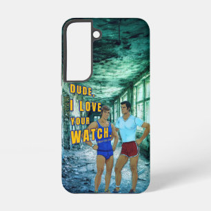 SlipperyJoe's dude love your watch LGBTQIA artisti Samsung Galaxy Case