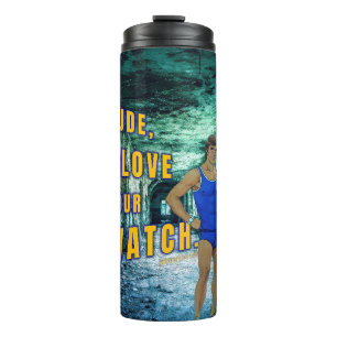 SlipperyJoe's dude love your watch LGBTQIA artisti Thermal Tumbler