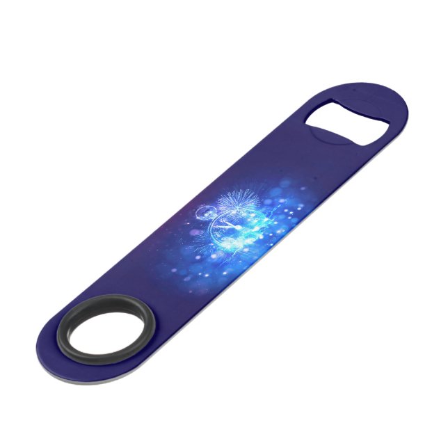 SlipperyJoe's electric thrill New Year’s Eve clock (Back Angled)