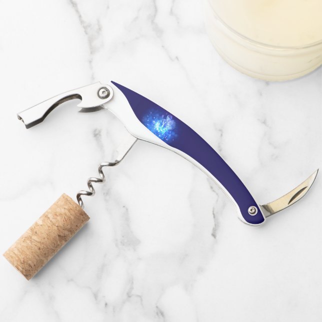 SlipperyJoe's electric thrill New Year’s Eve clock Corkscrew (Front)