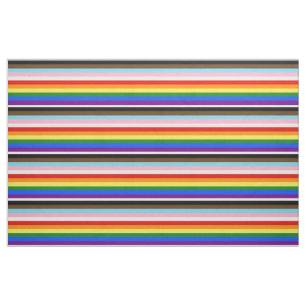 SlipperyJoe's Eleven Stripe Pride Flag blends Phil Fabric