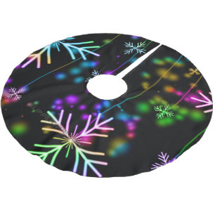 SlipperyJoe's festive lively Christmas atmosphere Brushed Polyester Tree Skirt