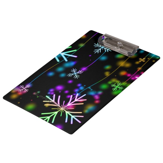 SlipperyJoe's festive lively Christmas atmosphere  Clipboard (Angled)