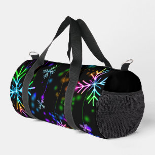 SlipperyJoe's festive lively Christmas atmosphere Duffle Bag