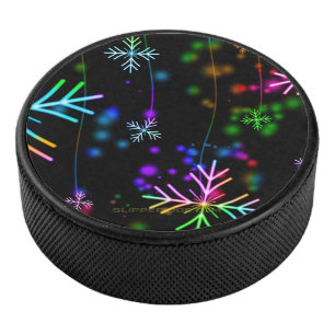SlipperyJoe's festive lively Christmas atmosphere Hockey Puck