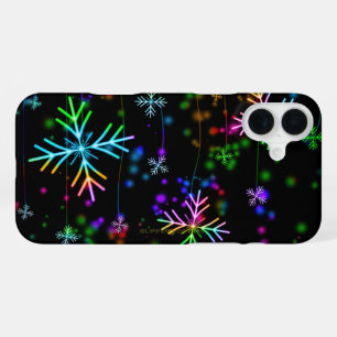 SlipperyJoe's festive lively Christmas atmosphere iPhone 16 Plus Case