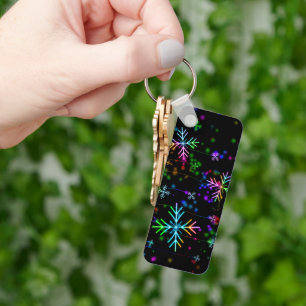 SlipperyJoe's festive lively Christmas atmosphere Key Ring