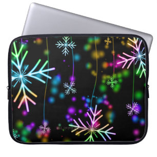 SlipperyJoe's festive lively Christmas atmosphere Laptop Sleeve