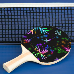 SlipperyJoe's festive lively Christmas atmosphere Ping Pong Paddle