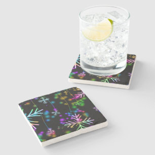 SlipperyJoe's festive lively Christmas atmosphere Stone Coaster