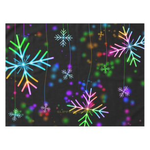 SlipperyJoe's festive lively Christmas atmosphere Tablecloth