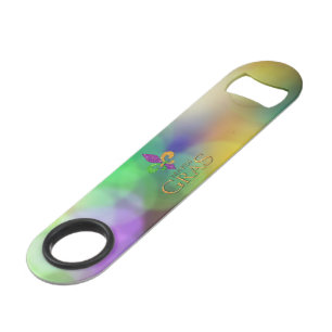 SlipperyJoe's festive Mardi Gras themed purple gre