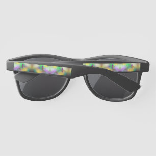 SlipperyJoe's festive Mardi Gras themed purple gre Sunglasses