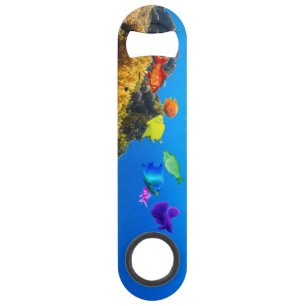 SlipperyJoe's Fish Pride tropical green blue purpl