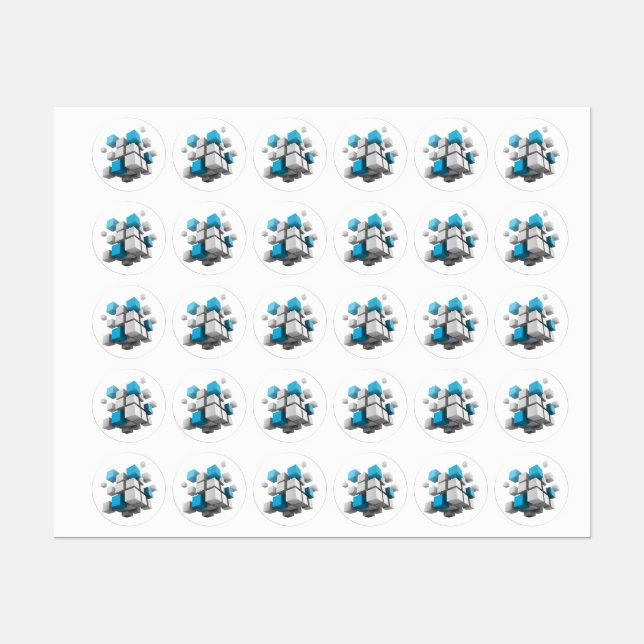 SlipperyJoe's floating cluster of cubes size varie (Sheet)