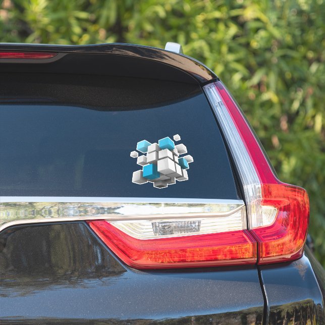 SlipperyJoe's floating cluster of cubes size varie (Car Side)