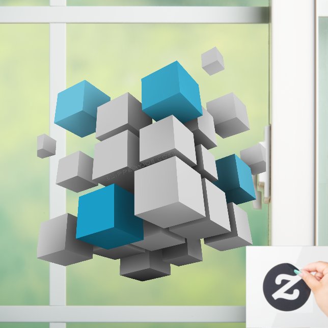 SlipperyJoe's floating cluster of cubes size varie (Home)