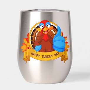 SlipperyJoe's fun cartoon-style Thanksgiving desig
