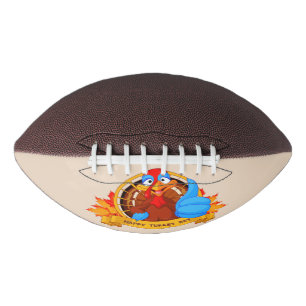 SlipperyJoe's fun cartoon-style Thanksgiving desig Football