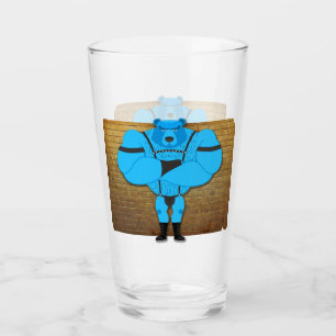 SlipperyJoe's gay muscle bear cartoon thong leathe Glass