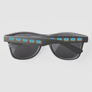 SlipperyJoe's gay muscle bear cartoon thong leathe Sunglasses