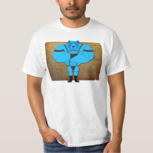 SlipperyJoe's gay muscle bear cartoon thong leathe T-Shirt