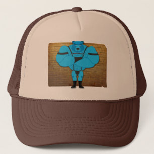SlipperyJoe's gay muscle bear cartoon thong leathe Trucker Hat