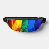 SlipperyJoe's gay pride flag waving red orange yel