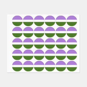 SlipperyJoe's genderqueer pride flag lavender blen