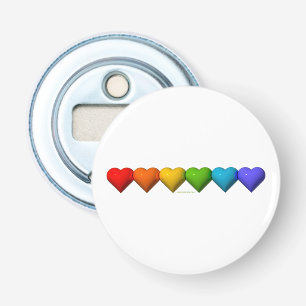 SlipperyJoe's glossy 3D heart shapes glyphs create Bottle Opener