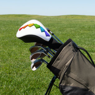 SlipperyJoe's glossy 3D heart shapes glyphs create Golf Head Cover