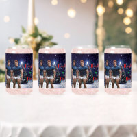 SlipperyJoe's glowing Christmas trees two muscular