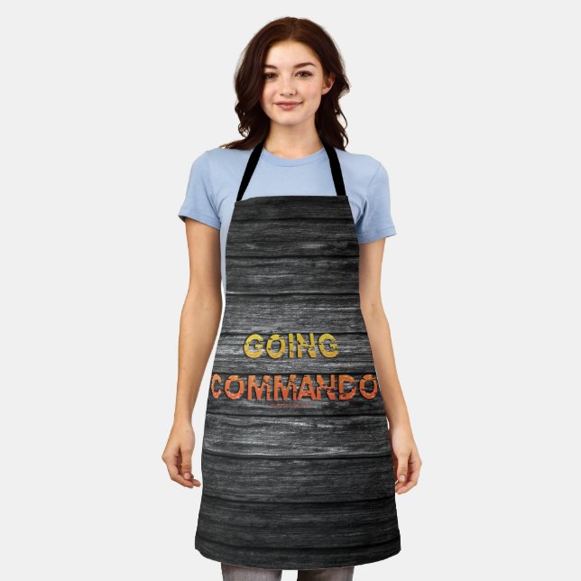 SlipperyJoe's going commando dive-bar energy grit  Apron (Worn)