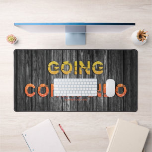 SlipperyJoe's going commando dive-bar energy grit Desk Mat