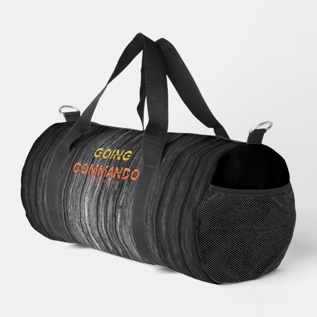 SlipperyJoe's going commando dive-bar energy grit  Duffle Bag (Right Corner)