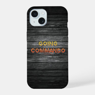 SlipperyJoe's going commando dive-bar energy grit iPhone 15 Case