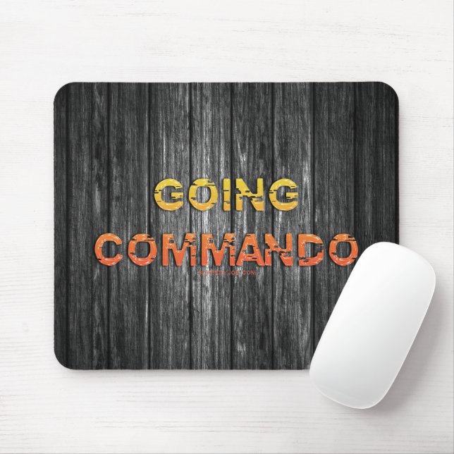SlipperyJoe's going commando dive-bar energy grit  Mouse Pad (With Mouse)