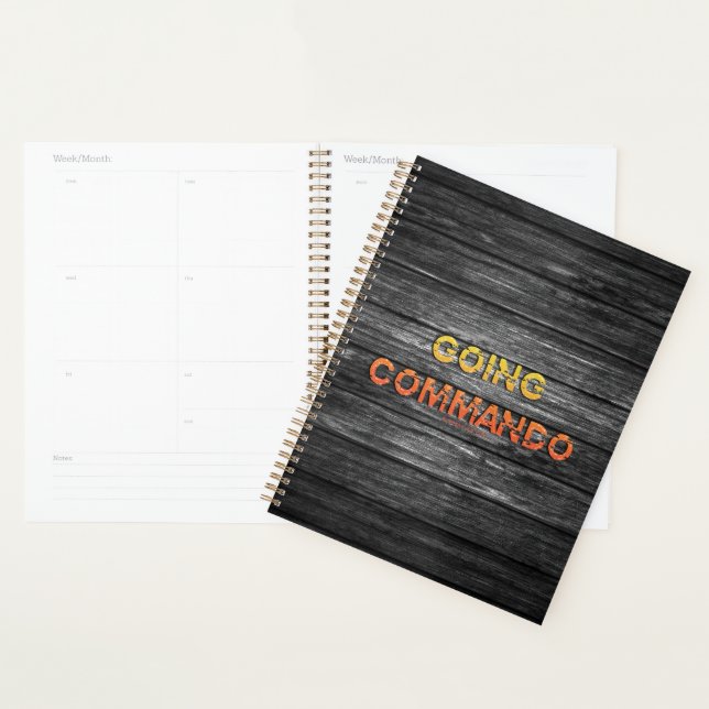 SlipperyJoe's going commando dive-bar energy grit  Planner (Display)