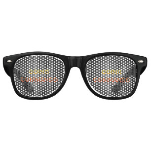 SlipperyJoe's going commando dive-bar energy grit Retro Sunglasses