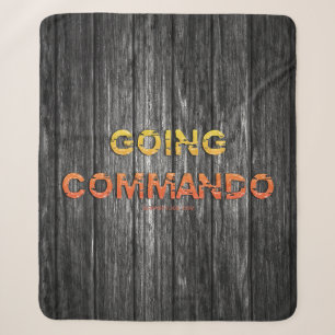 SlipperyJoe's going commando dive-bar energy grit Sherpa Blanket