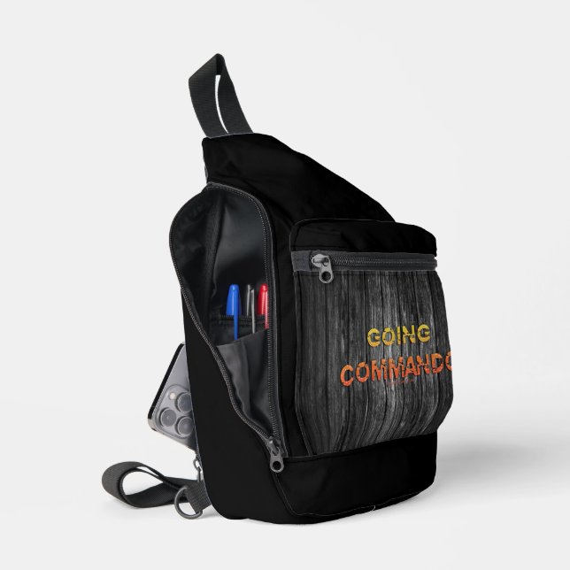 SlipperyJoe's going commando dive-bar energy grit  Sling Bag (Open)