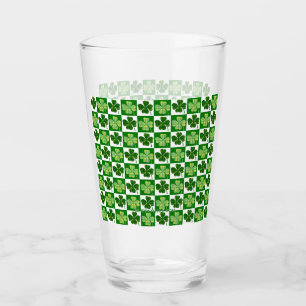 SlipperyJoe's green four-leaf clovers Saint Patric Glass