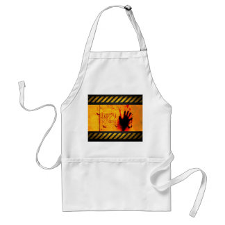 SlipperyJoe's gritty Happy Halloween graphic jagge Standard Apron