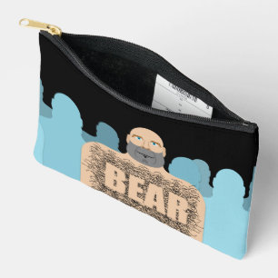 SlipperyJoe's hairy body bear body man unshaven ca Accessory Pouch
