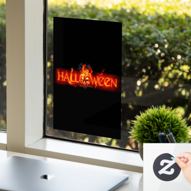 SlipperyJoe's Halloween massive fiery lettering ca (Office)